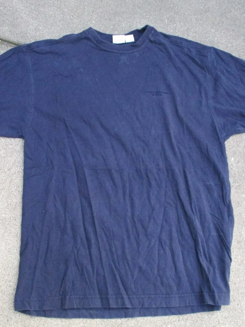 VTG 1995 Levi Strauss & Co. Jeanswear Embroidered Logo Blue Medium S/S T-Shirt
